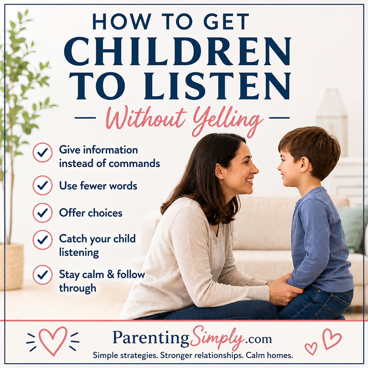 How to get children to listen
