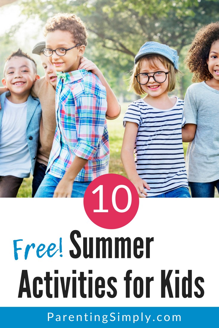 10 Free Summer Activities for Kids #Parenting #Kids #summer