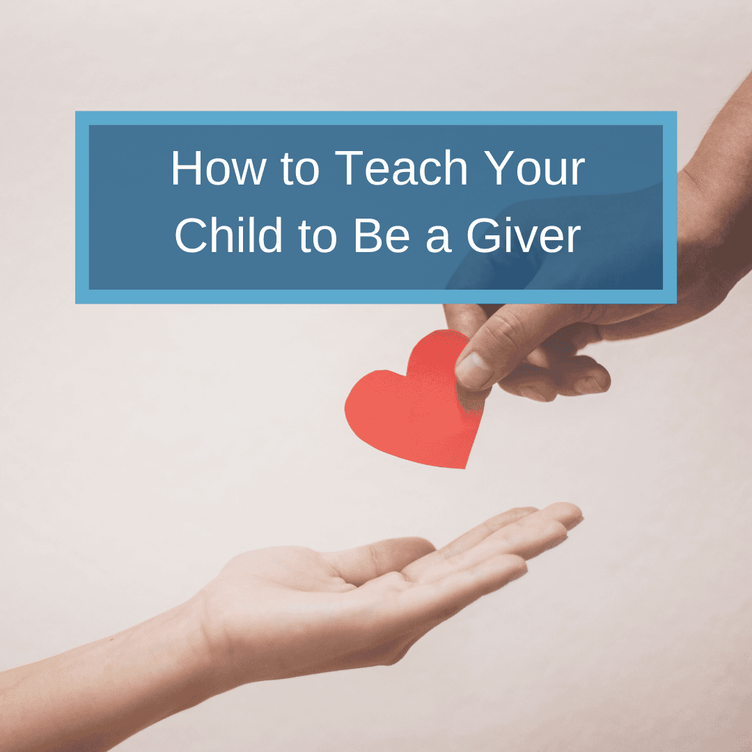 kid giving a parent a paper heart