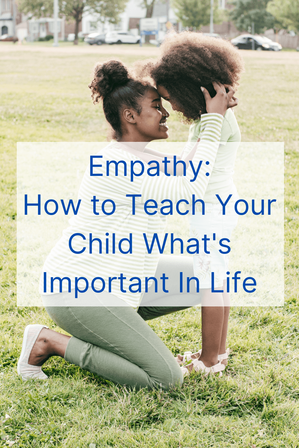 mom being empathetic to child