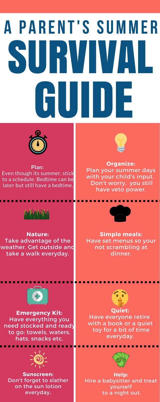 Summer survival skills for parents